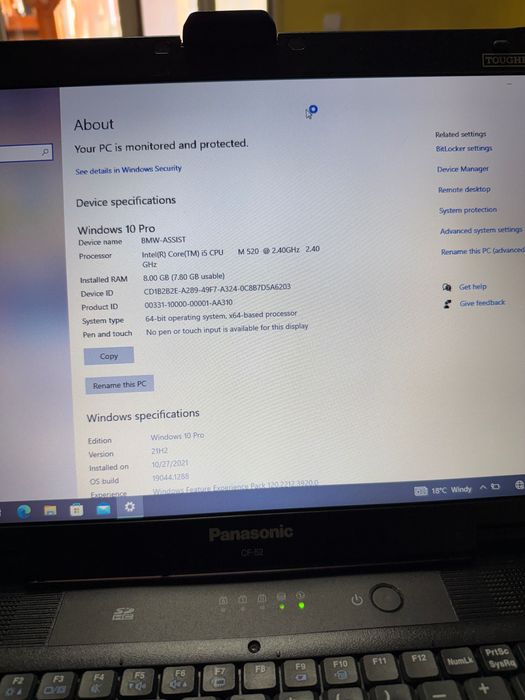 Laptopt interfata icom bmw