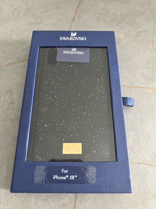 Husa iphone XR swarovski negru