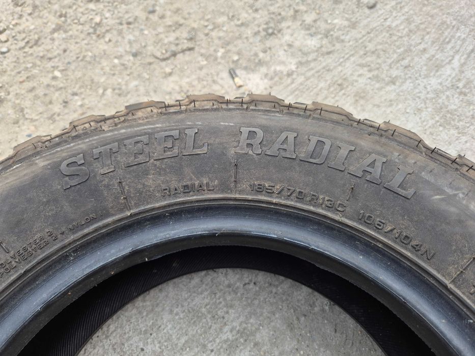 3 Anvelope Trailer Platforma - 185/70/13C - SAVERO - APP NOI  DOT 2016