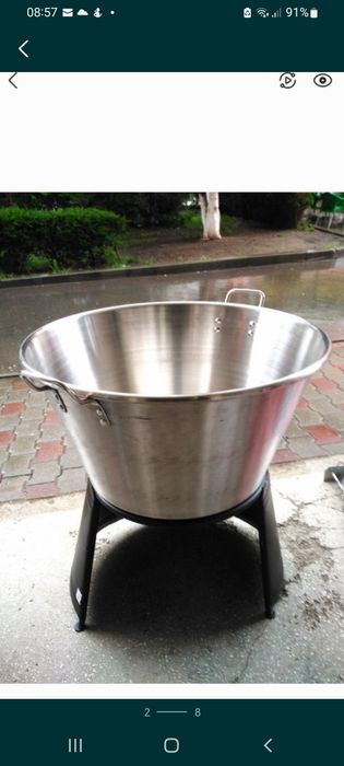 Ceaun/ Căldare inox alimentar 70L /Ofertă  549  lei.  40 L / 70 L , 16