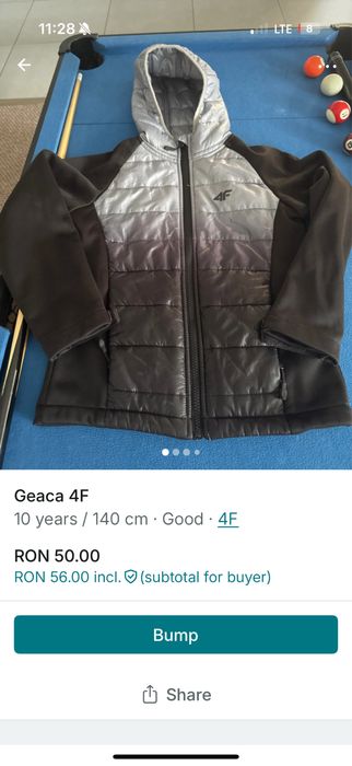 Geaca 4F toamna primavara