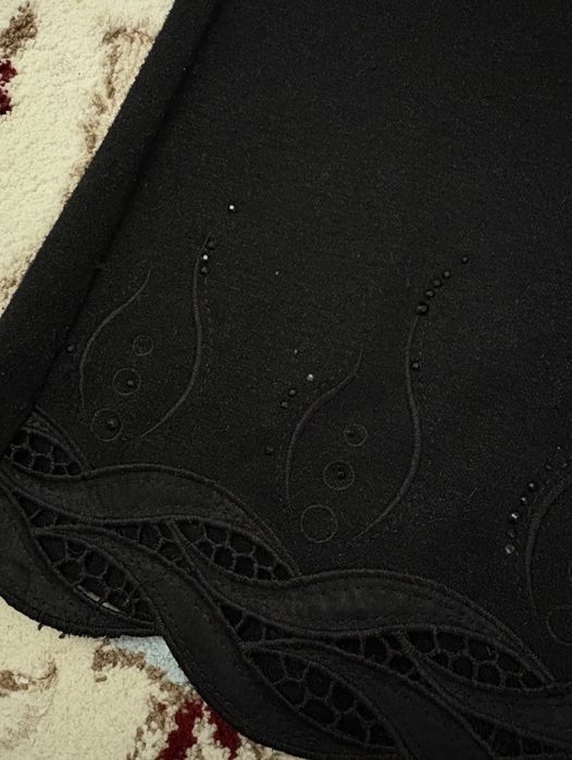 Серый и черный юбка