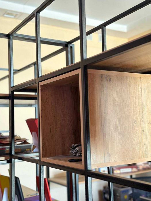 Лофт стеллажи и журнальный стол