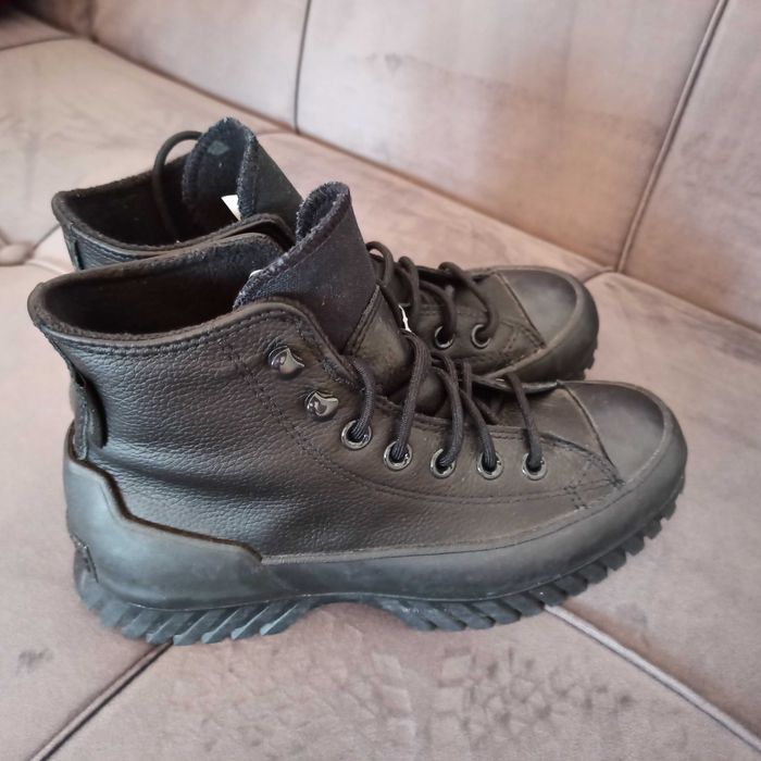 Converse- зимни кецове, ест. кожа