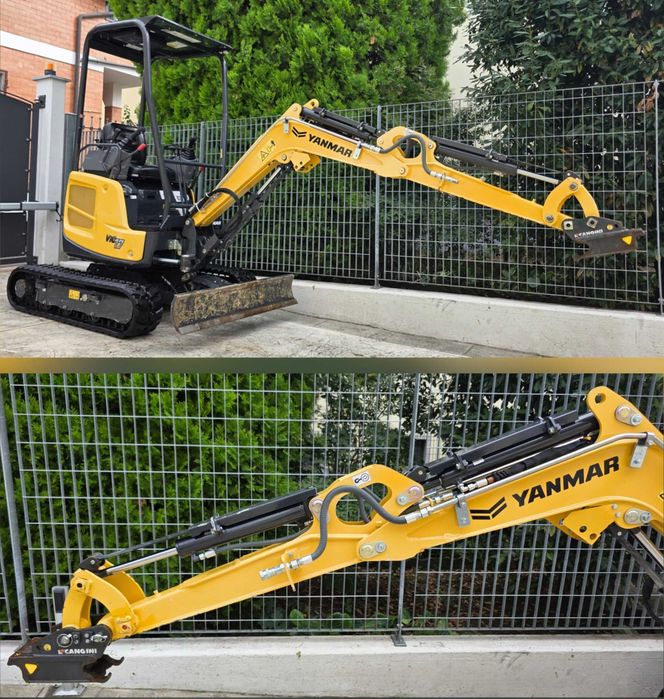 Cabină deschisa miniexcavator Yanmar Vio17  mini excavator
