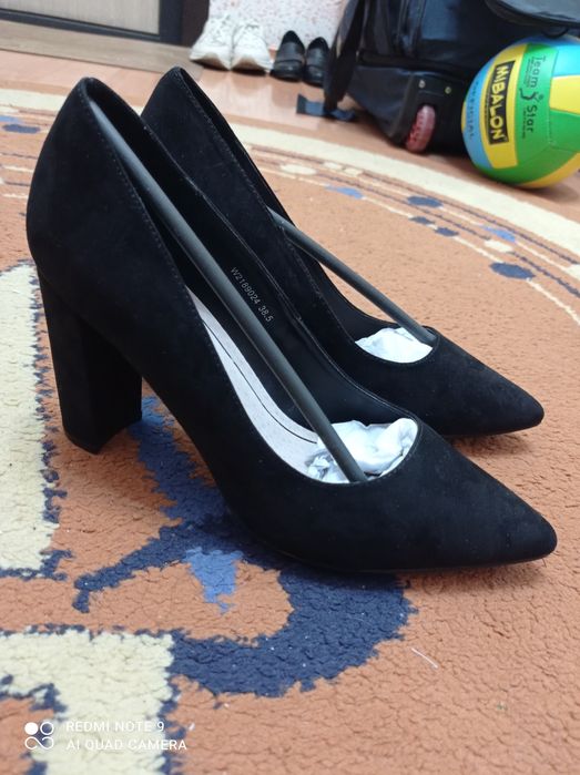 Туфли замшевые женские