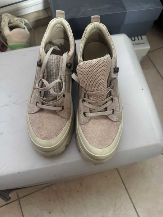 pantofi piele intoarsa dama