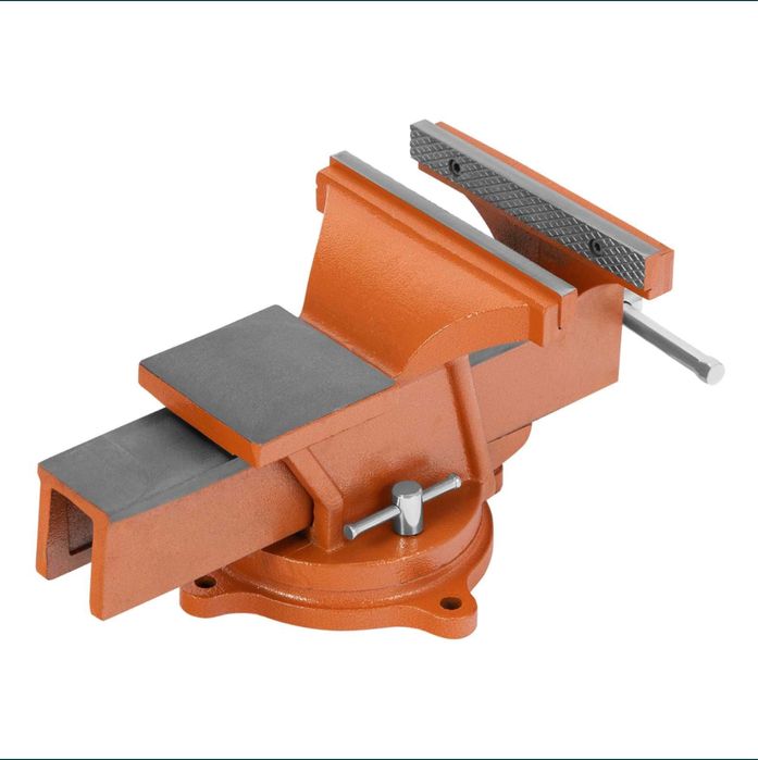 Тиски слесарные, 250 мм, поворотные, с наковальней Sparta