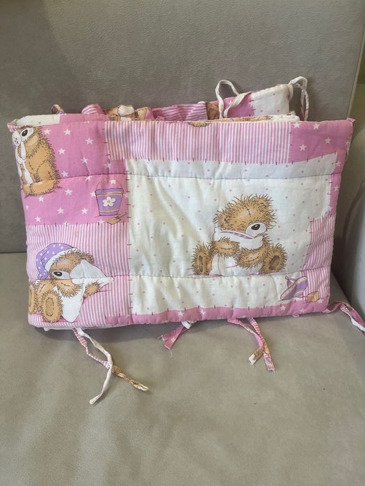 Бортики для манежа для девочки