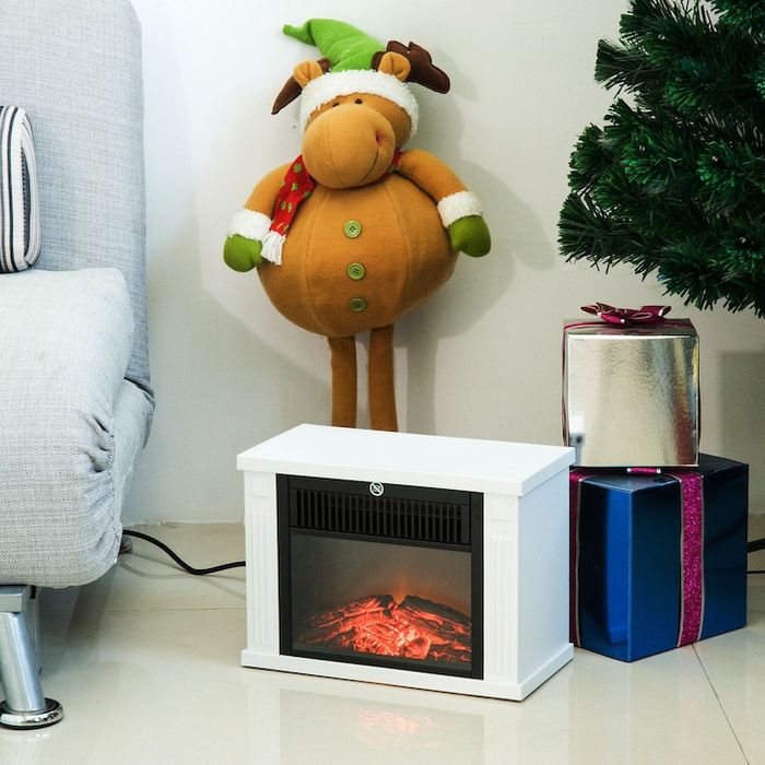 Електрическа камина с термо регулатор, 2 нива  600/1200 W, Компактна