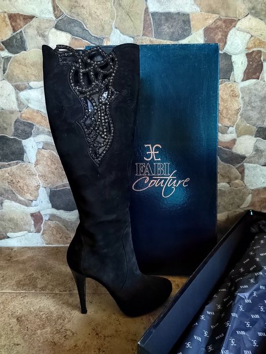 Ботуши Fabi Couture с камъни Swarovski