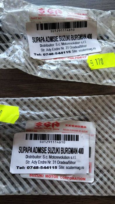Supapă admisie Suzuki burgman 400, noi !