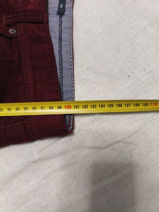 Pantaloni Bogner Comfort Fit mărime 5/M/L bărbați casual velură grena