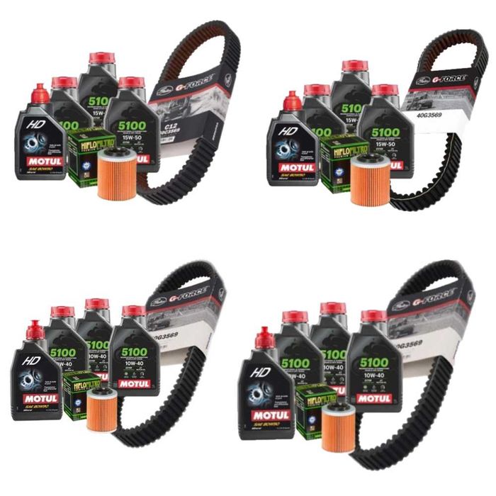 Kit schimb ulei Motul CF Moto CForce 450 / 520 / 550 curea Gates