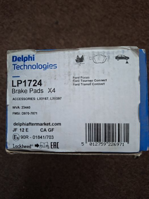 Vând plăcute frână față Ford producător Delphi