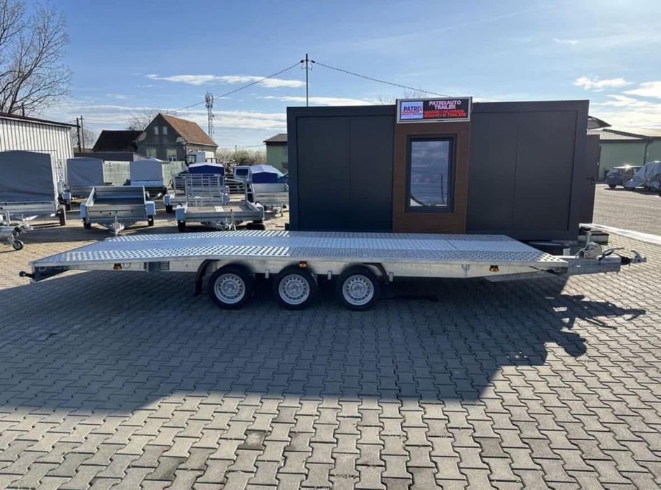 Trailer/platforma Niewiadow jupiter 6m x 2.1m 3 axe 3500 kg