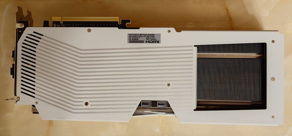 XFX Quicksilver AMD Radeon RX 9070XT White Gaming Edition, 16GB GDDR6, 256-bit