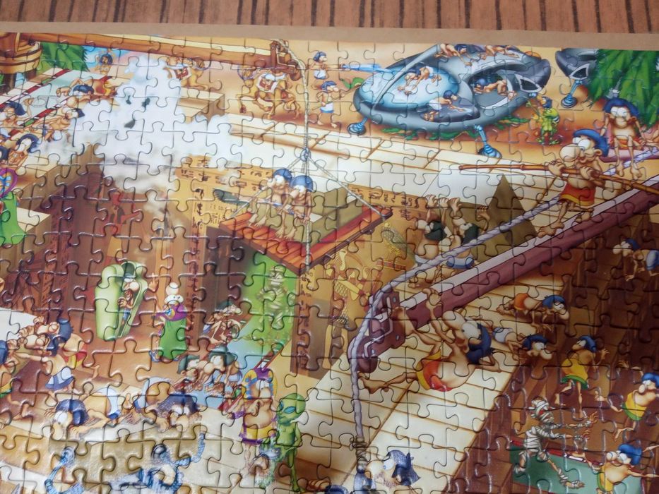 Puzzle 1000 piese D-Toys Cartoon Collection Piramida Egipt