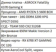 Gaming PC - Геймърски Компютър