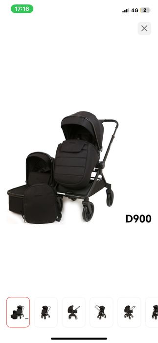 Коляска ining baby D900 черный