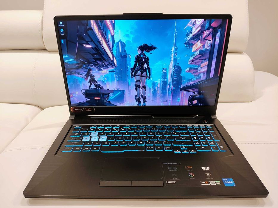 Laptop gaming Asus TUF nou, intel core i7-11800H, video RTX,  17,3"