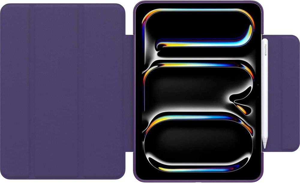 OtterBox Symmetry Folio Case за iPad Pro 11" 2024 удароустойчив лилав