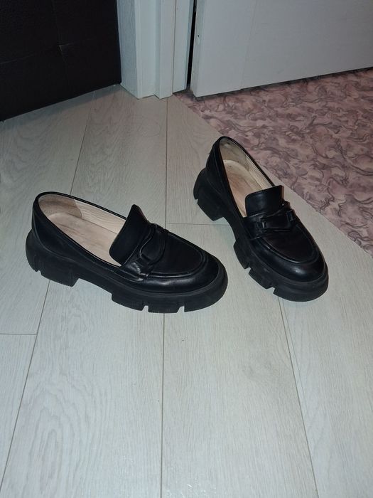 Женские лоферы натуральная кожа