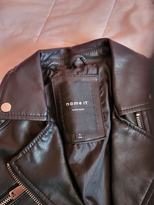 Кожено яке и панталон