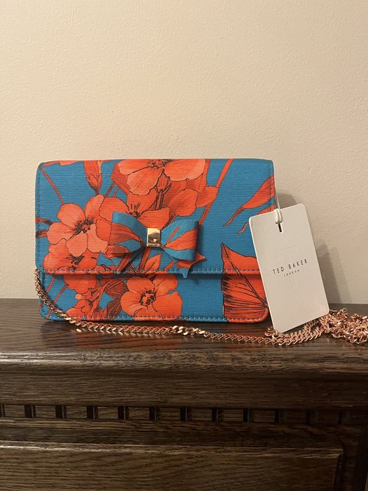 Сумка кожаная текстильная пластиковая Ted Baker