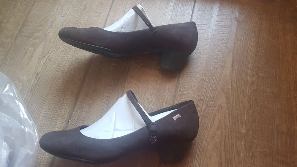 Обувки Camper , сив велур