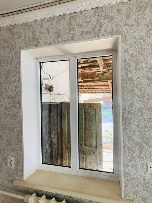 Пластик терезе темір есік сатылады