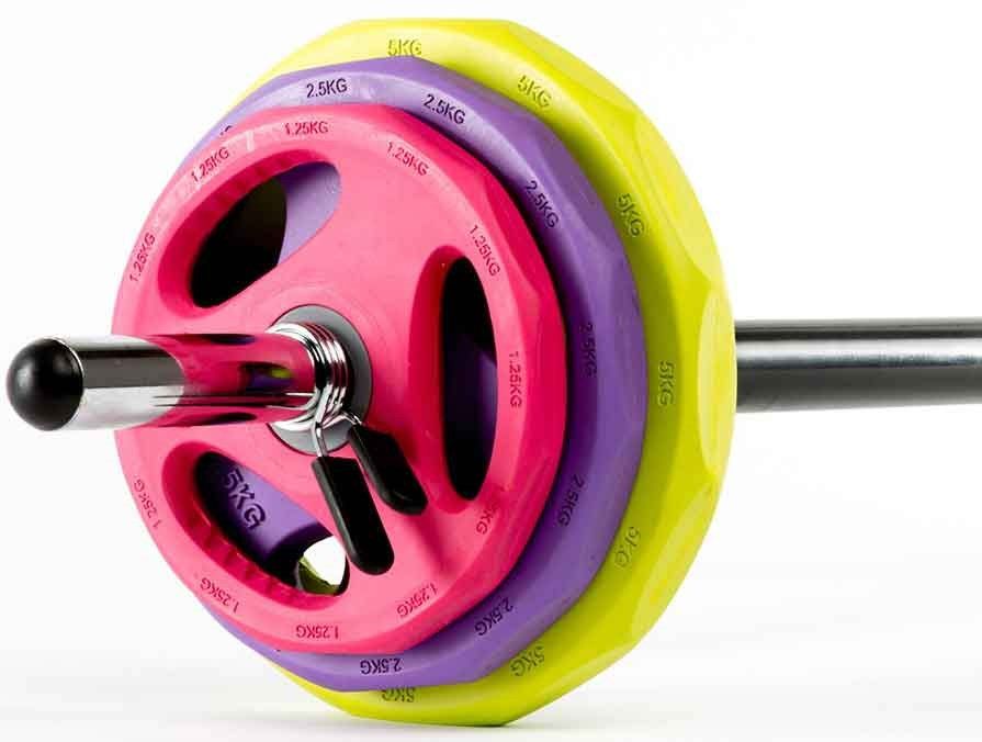 Прав Лост и Дискове за Аеробика Боди Пъмп Комплект (20 кг)