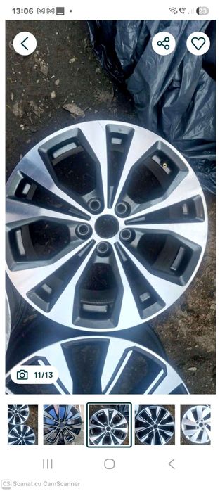 Vand cauciucuri vara  si jante vag sau scoda rezerva logan