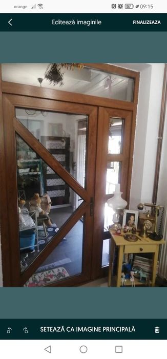 Ușa dubla de întrare de calitate superioara 1,40 lungime