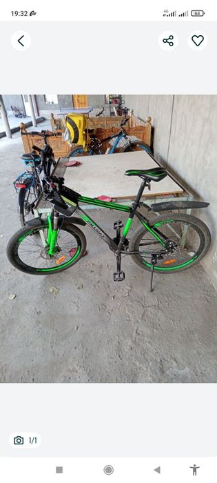 Velosiped sotiladi holati yaxshi razmeri 26 rusumi skilmax ideal velik