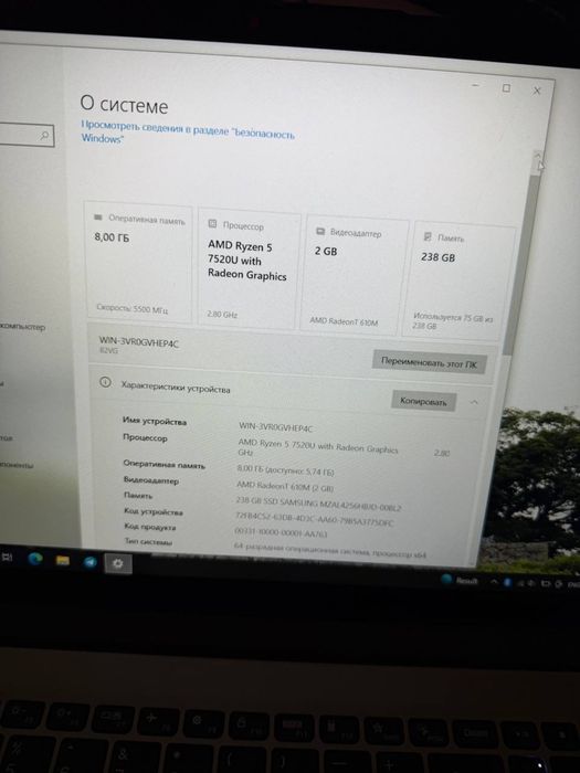 Lenovo Noutbuk sotiladi holati ideal