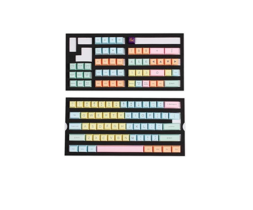 ^Клавиши Ducky Cotton Candy SA - keycap set 108-Key ABS Doubleshot