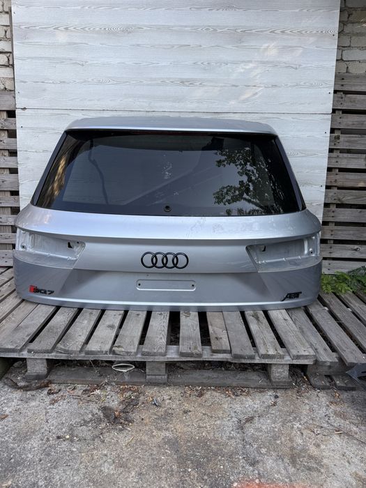 Audi Q7 4M заден капак пета врата със стъкло спойлер оригинал
