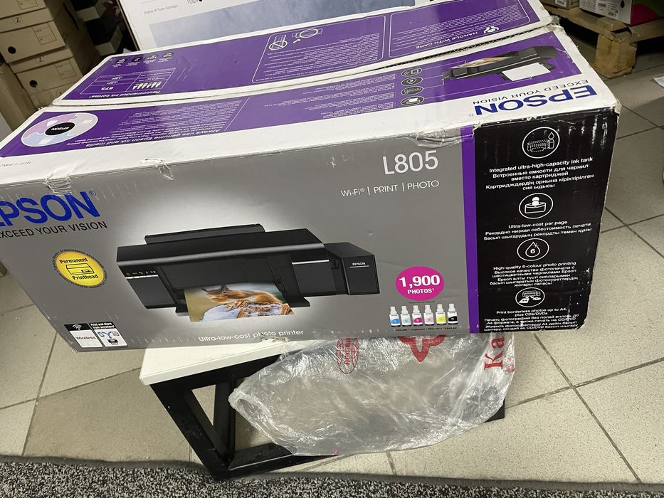 Epson l805 цветной принтер