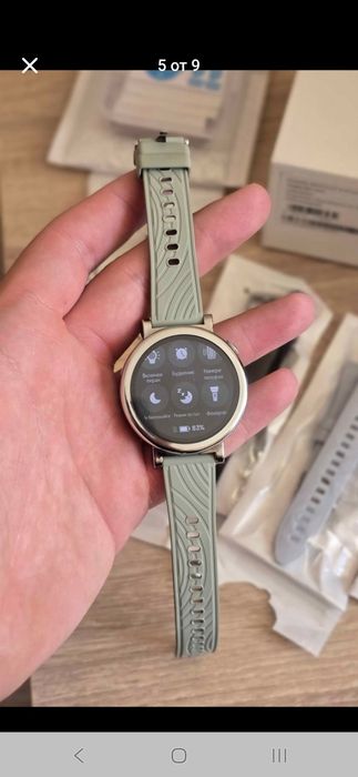 Huawei Watch GT 4 (41 мм, Stainless Steel Case, зелена каишка)