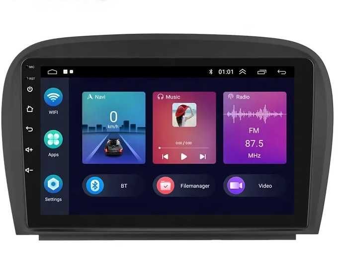 Мултимедия Двоен дин за Mercedes SL R230 Android Навигация SL500 SL600