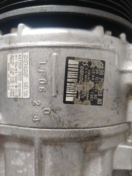 compresor clima ac 1.5 hdi yh01 peugeot 308 3008   9815198580  447250-2020