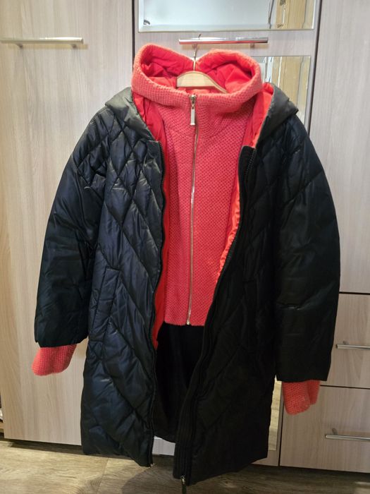 Продам женский длинный пуховик