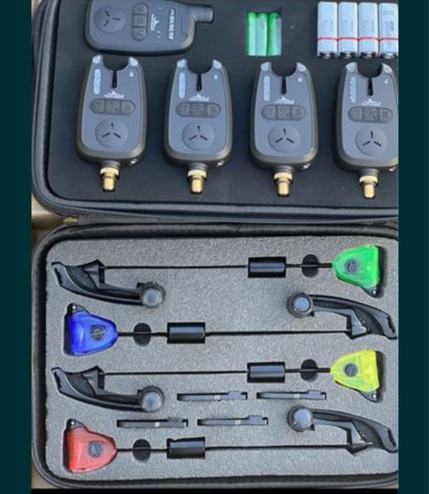 Set 4 Avertizori senzori cu statie EastShark + 4 swingere EastShark