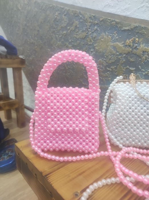 Сумочки галстуки из бусинок