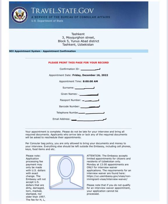 AQSHga tur va sayohat vizasi!