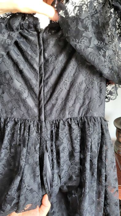 Rochie dantela neagra, eleganta, mar S