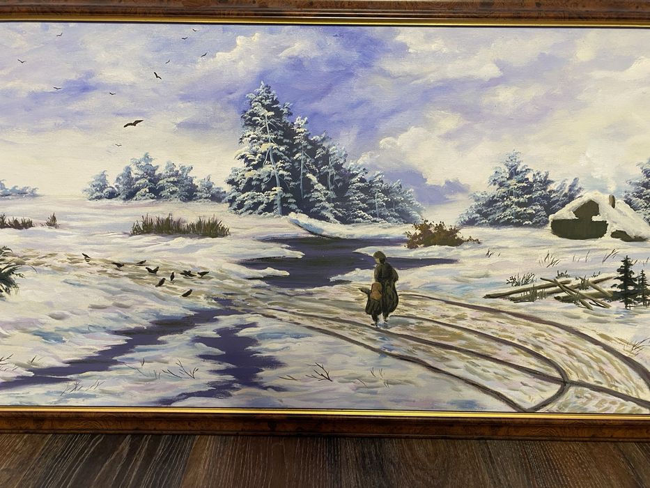 Tablou panza  in ulei