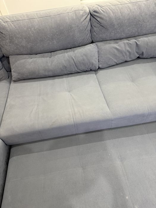 Диван серый раскладушка большой