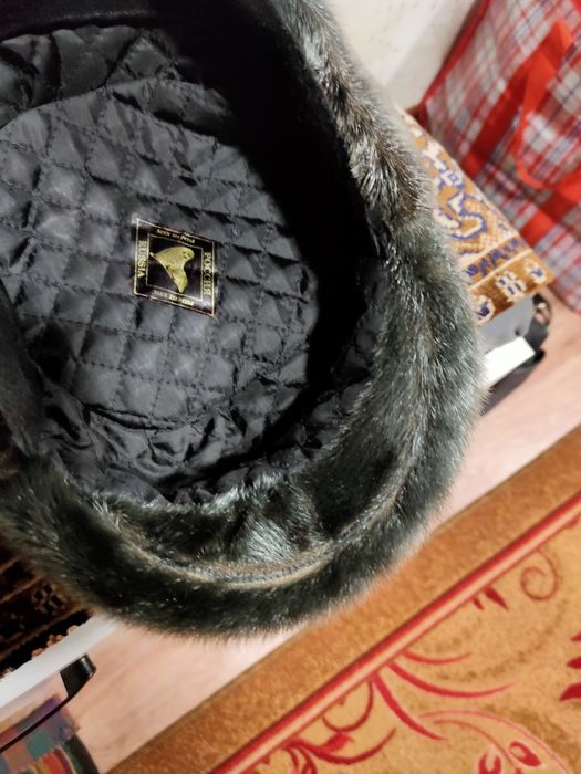 Шапка мех нерпа.